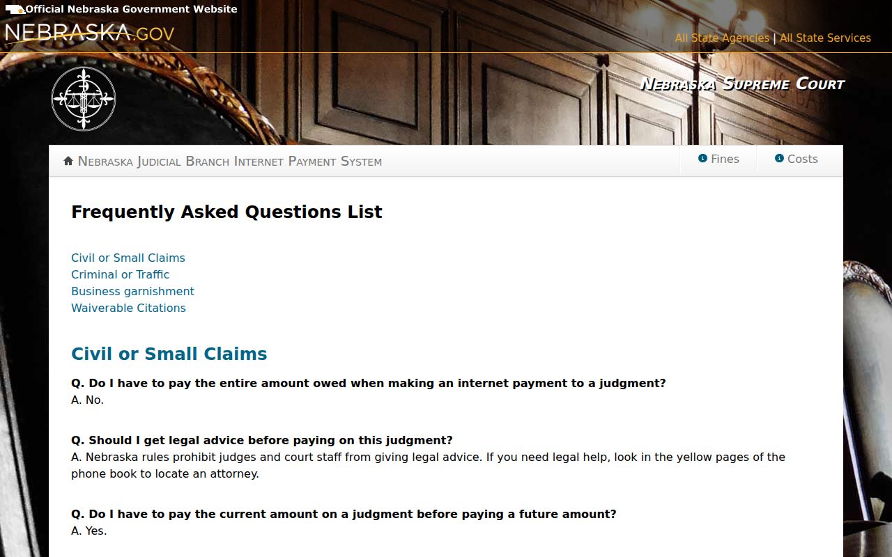 Johnson County traffic ticket official ePayment frequently asked questions